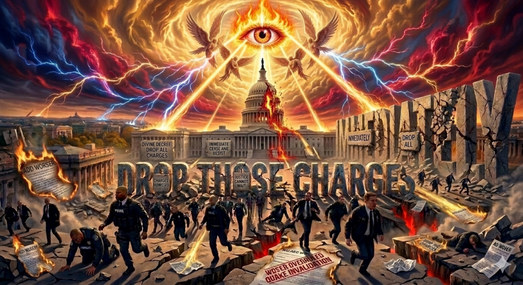 7/6/26, 9:00 AM, I’MA GIVE YOU ONE MORE WARNING! DROP THOSE CHARGES IMMEDIATELY! ALL OF THEM AND THE BACK UP CHARGES! A CALIPHATE LIKE NO OTHER! I’M THE ALMIGHTY GOD! I’MA LOCK YOUR NIGHTMARE IN TIGHT! DOJ SCUM BAG! DEFYING THE ALMIGHTY GOD!