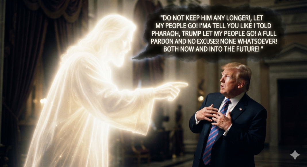 8-16-26, 3:53am DO NOT KEEP HIM ANY LONGER!, LET MY PEOPLE GO! 4:29am, 8-16-26, I’MA TELL YOU LIKE I TOLD PHARAOH, TRUMP LET MY PEOPLE GO! A FULL PARDON, AND NO EXCUSES! NONE WHATSOEVER! BOTH NOW AND INTO THE FUTURE! AND I’M GONNA KILL ANYONE THAT SAYS OTHERWISE! DON’T YOU EVER THREATEN AARON AGAIN IN DEED AND ATTITUDE OR IN THE COURTROOM! DON’T YOU EVER TRY TO PROVE SHIT AGAINST HIM! HE’S A LIVING TALKING NIGHTMARE AGAINST MY ENEMIES! ONE WHO KILLS IN HIS SLEEP!HE DOESN’T HAVE TO THINK, IT JUST HAPPENS! I’M WAITING ON YOU TO ACCUSE HIM IN THE COURTROOM! OR ANOTHER ZOOM CALL!I’MA HIT YOUR FAMILY IN THE CLOSET!THOSE THAT THOUGHT THEY WERE IMMUNE FROM MY FIST!